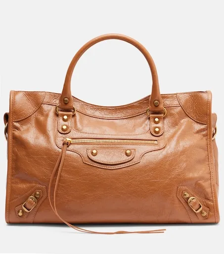 Le City Medium leather top-handle bag