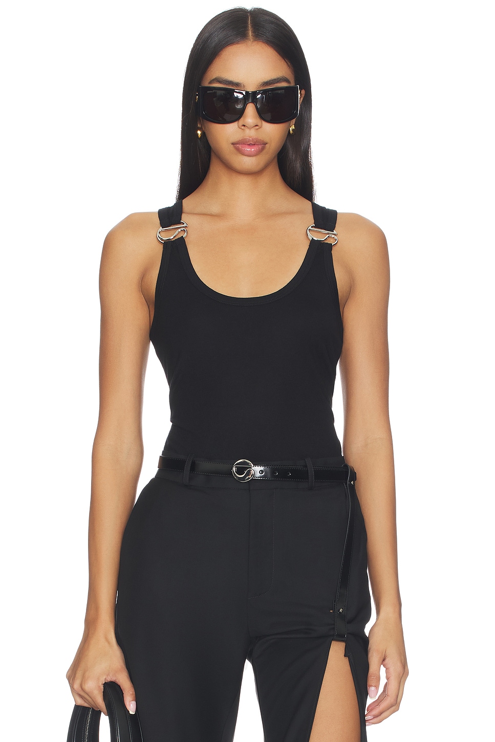 Coperni C Logo Tank Top in Black