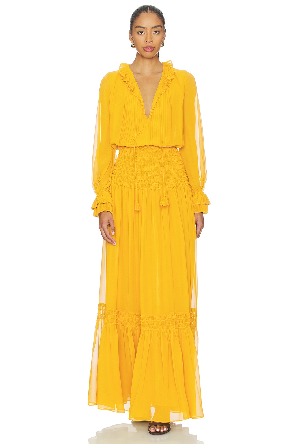 Alexis Tabitha Dress in Saffron