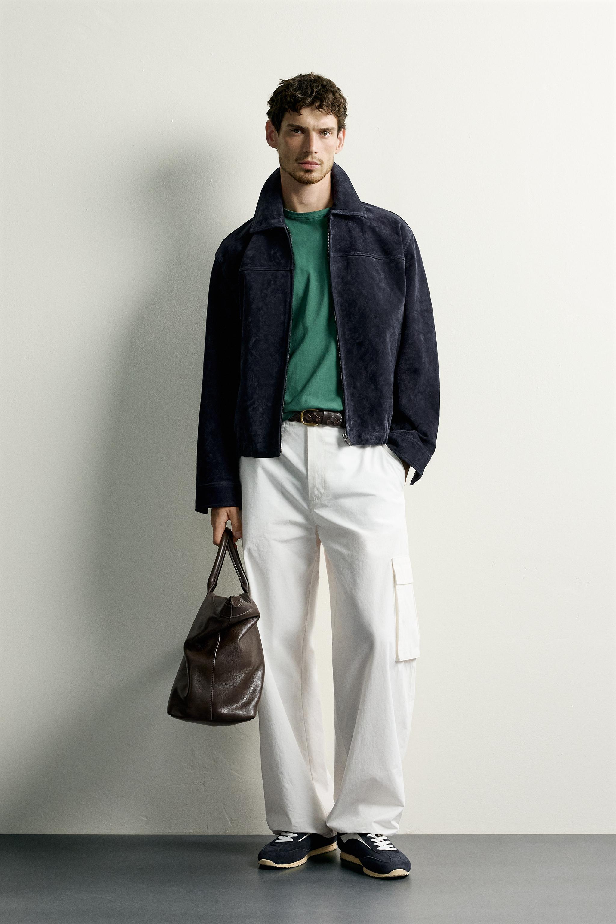 SUEDE LEATHER REGULAR FIT JACKET