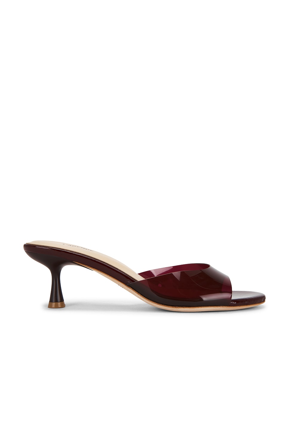 L'AGENCE Esther Sandal in Burgundy