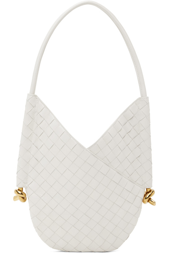 White Small Solstice Shoulder Bag