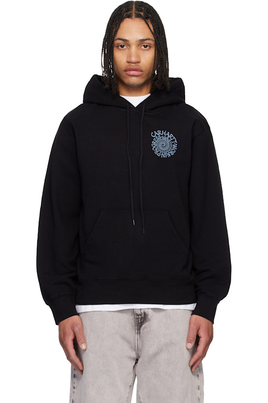 Black Spiral Hoodie