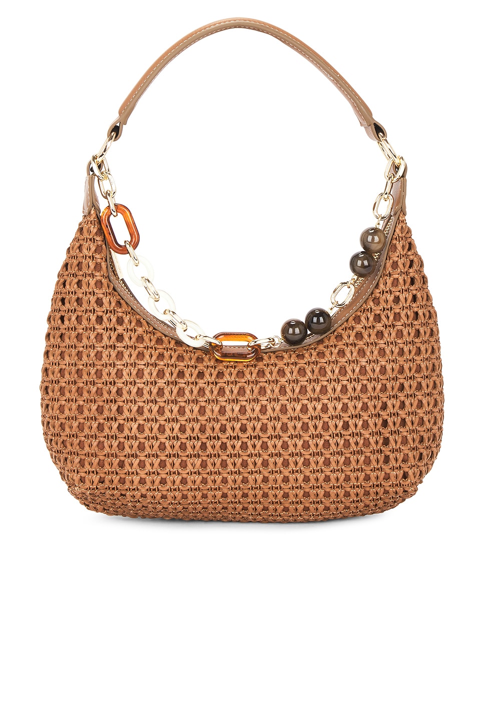 Dolce Vita Poppie Shoulder Bag in Saddle