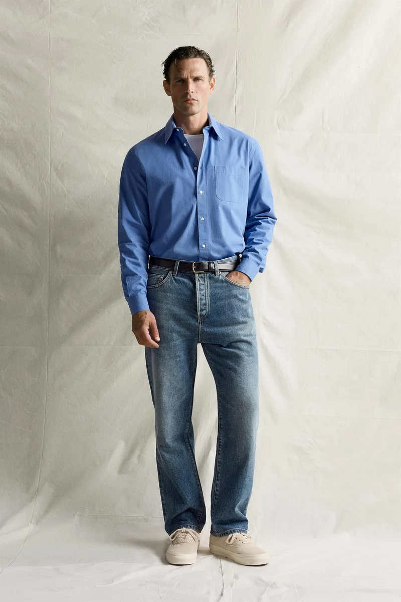 STRAIGHT ANKLE JEANS
