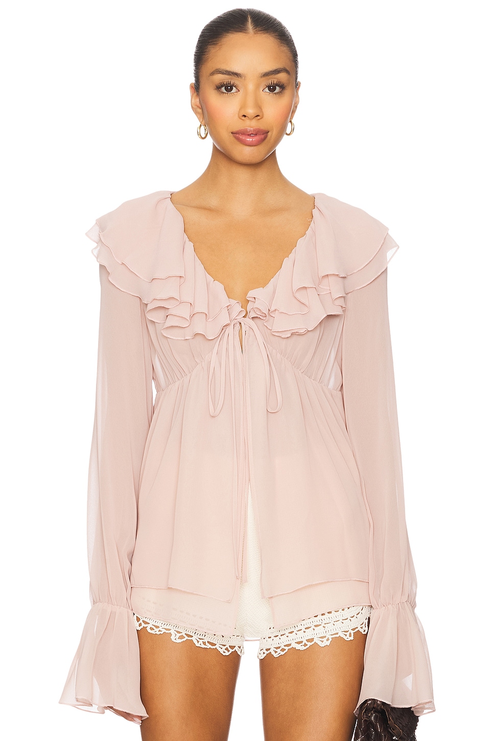 Tularosa Vianna Top in Mauve