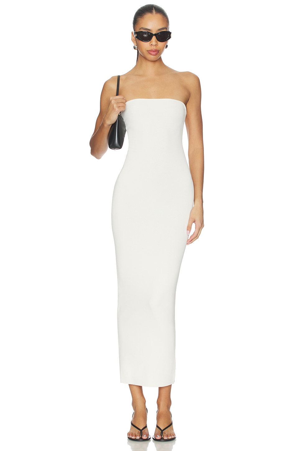 Entire Studios Bandeau Dress in Off White