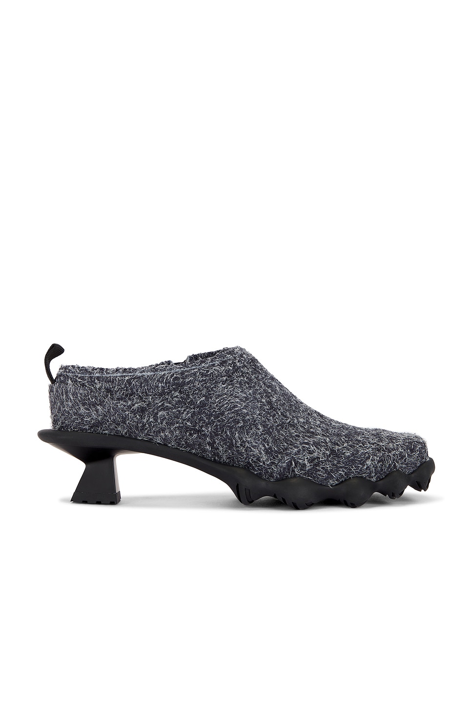 Dirt Range Mule in Black Brushed Suede