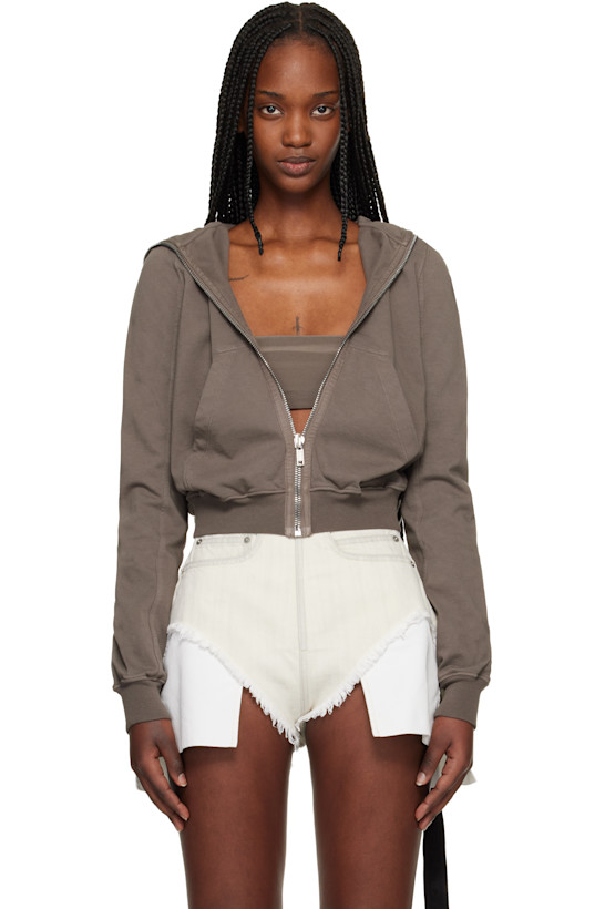 Brown Temple Small Hoodie