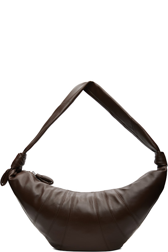 Brown Large Croissant Bag