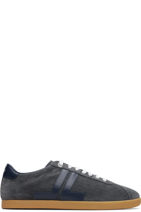 Gray Glen Full Leather Sneakers