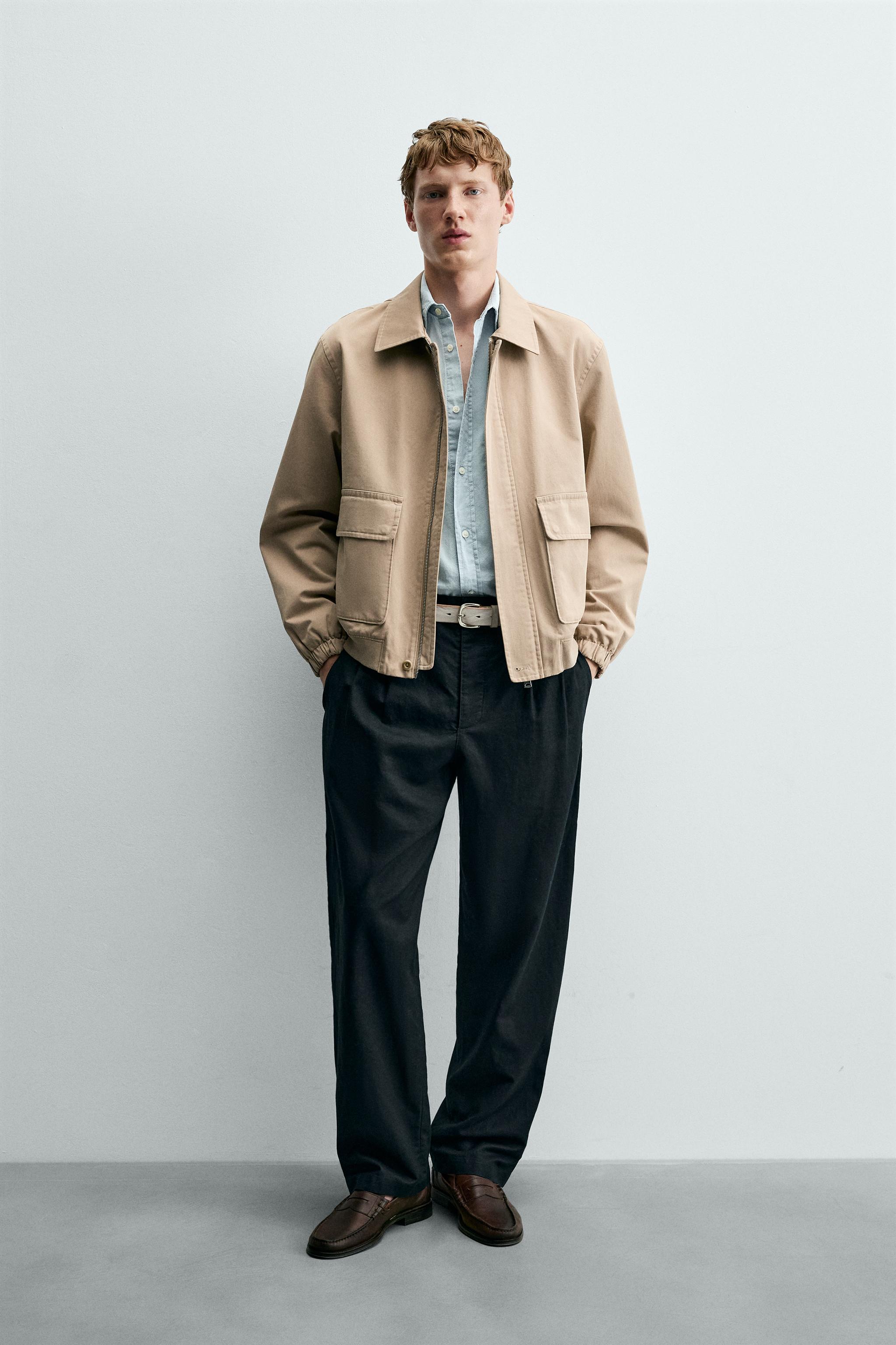 REGULAR FIT COTTON JACKET