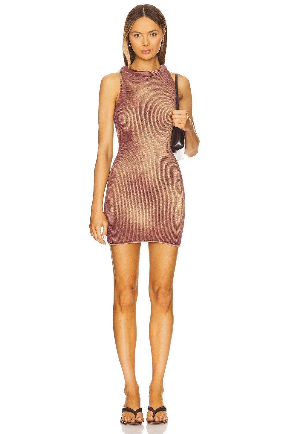Aya Muse Fiora Dress in Pomergranate