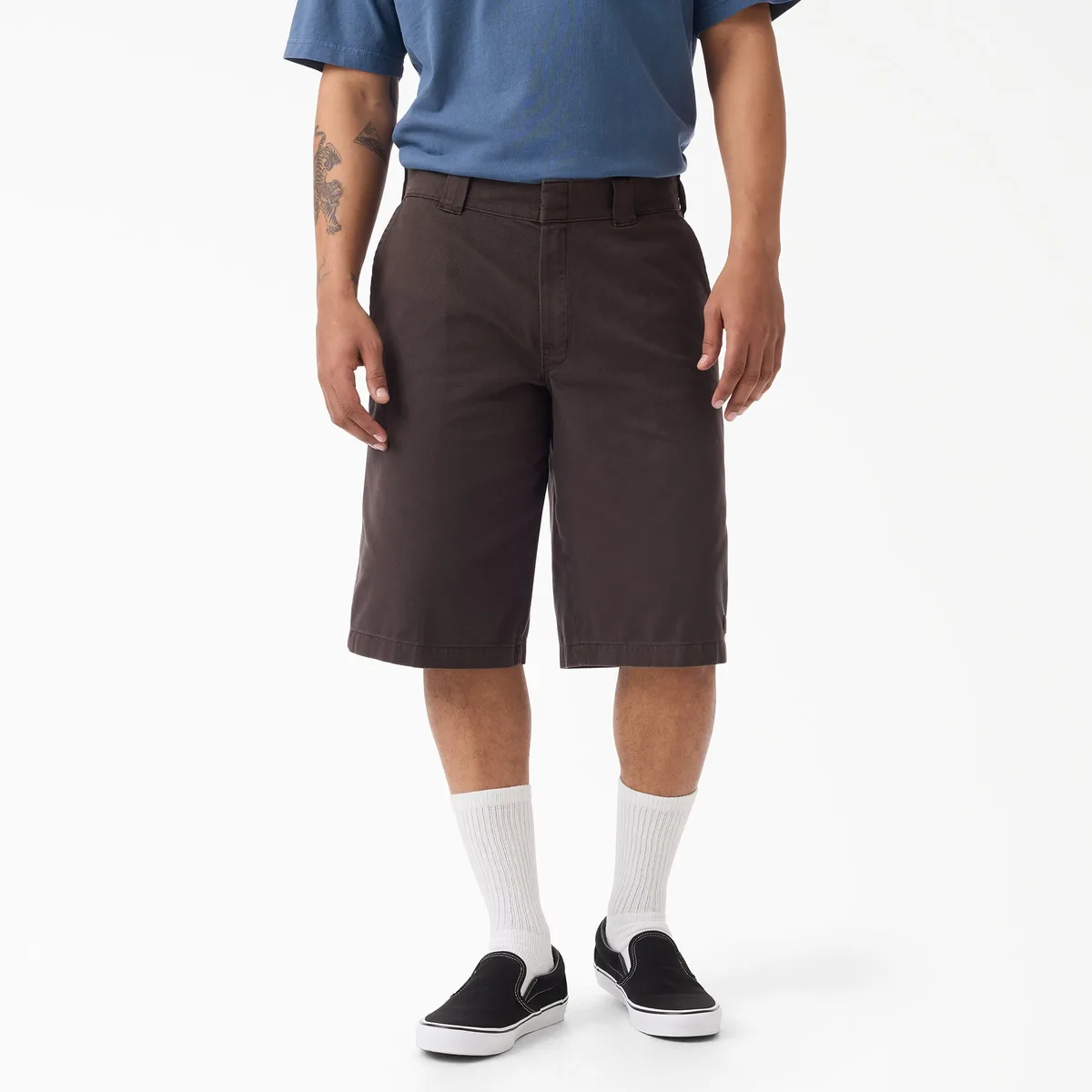 Worn In Loose Work Shorts, 13"