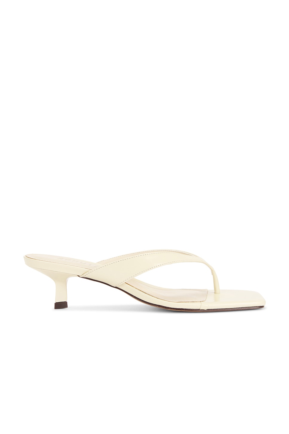 Schutz Marjorie Sandal in Egg Shell