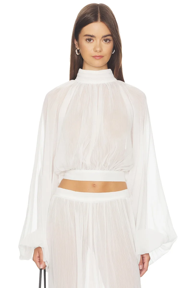 LIONESS Suite Escape Top in Frost