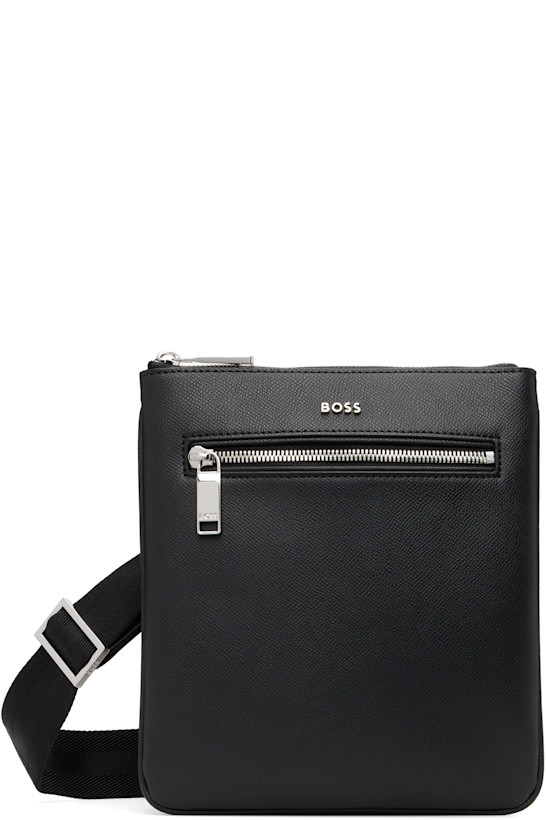 Black Leather Shoulder Bag