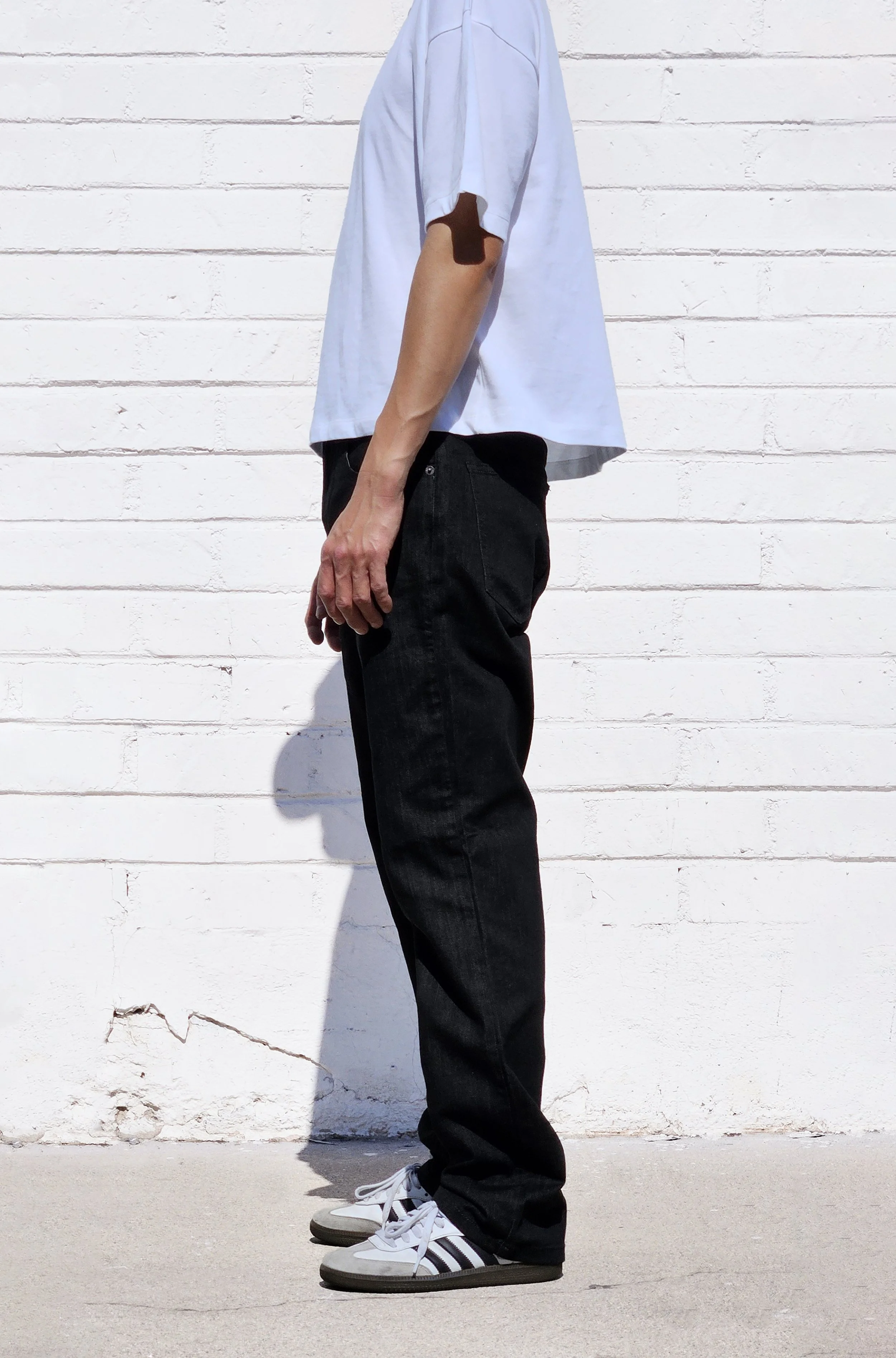 Washed Black Relaxed Fit Jeans - Image 4