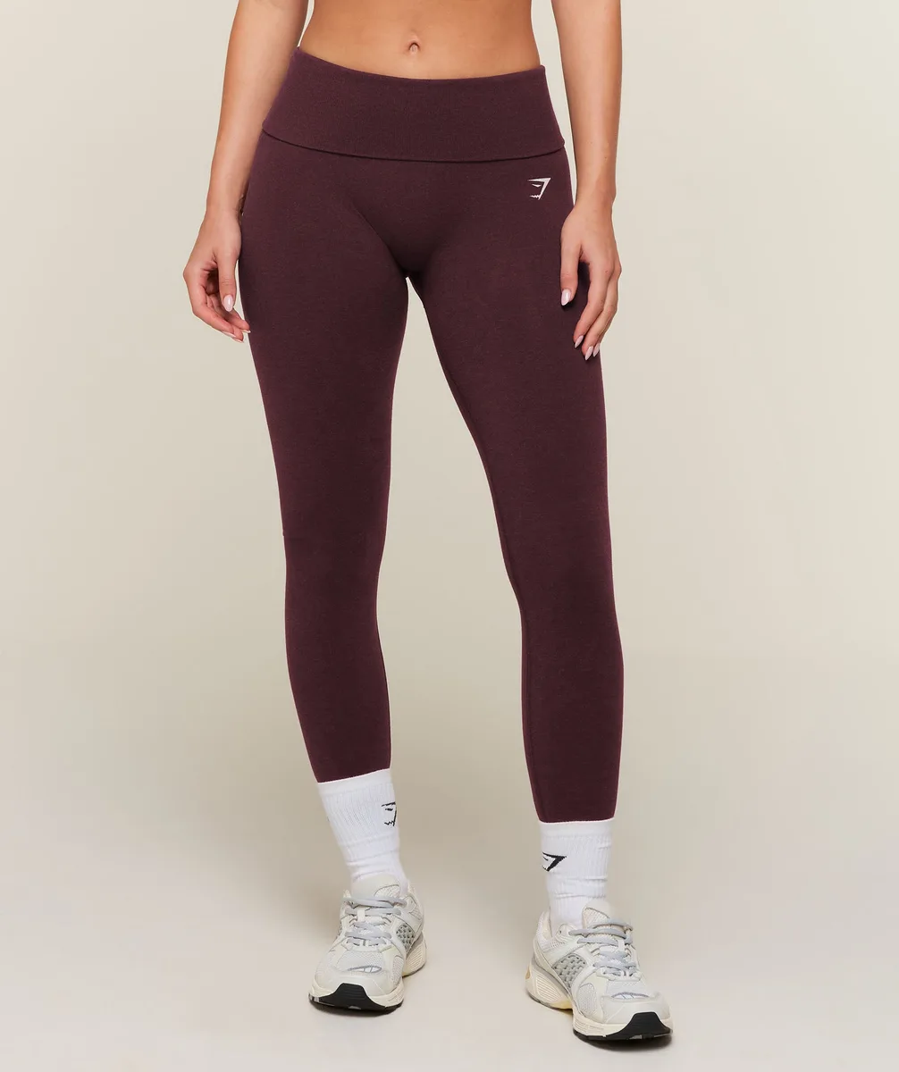 Gymshark CottonMove™ Leggings - Calm Purple Marl