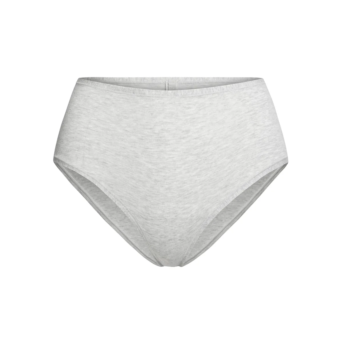 COTTON JERSEY FULL BRIEF | LIGHT HEATHER GREY