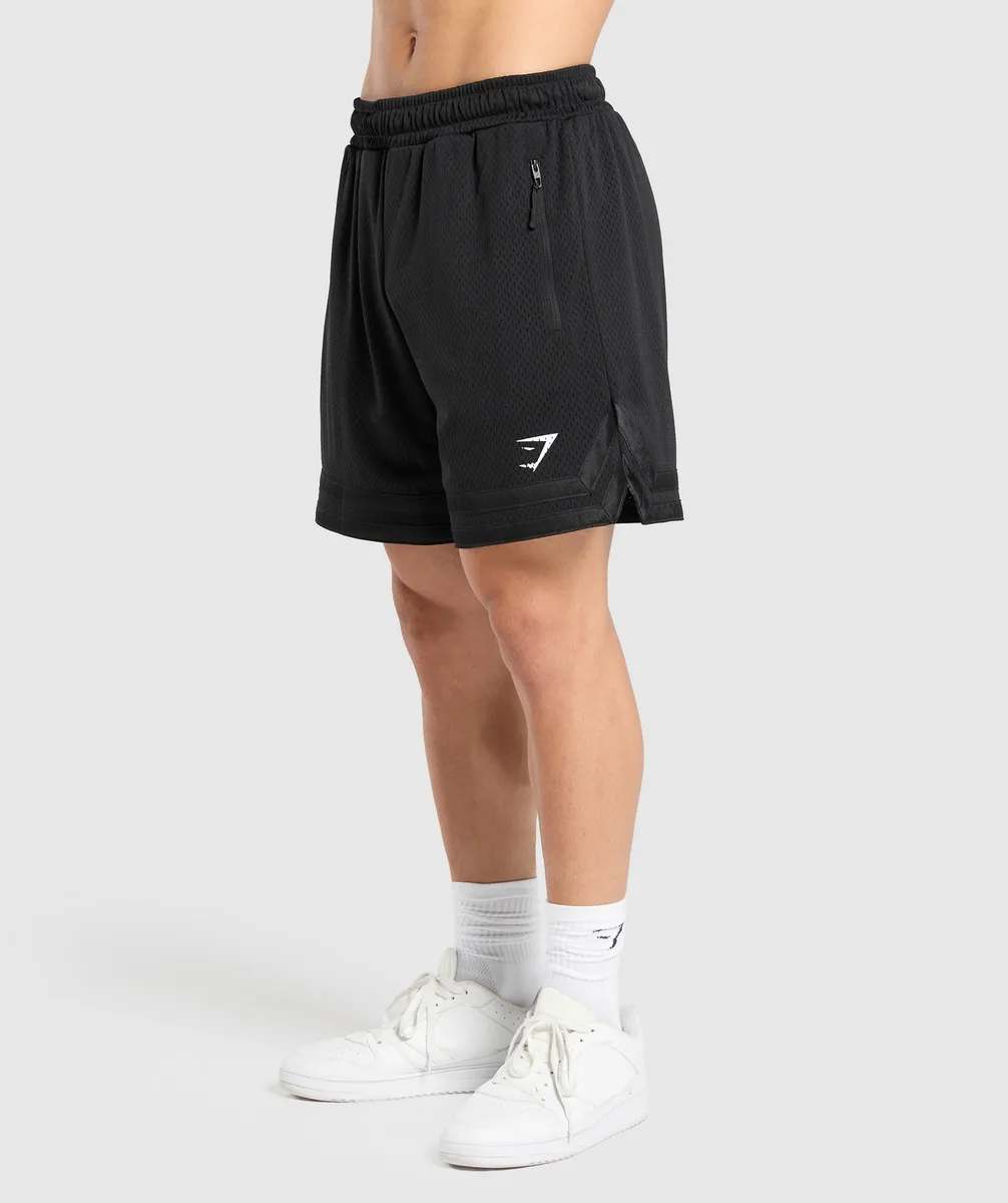 Gymshark Campus Mesh Shorts - Black