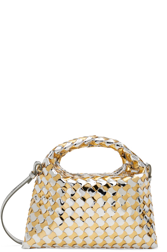 Silver & Gold Mini Hop Bag