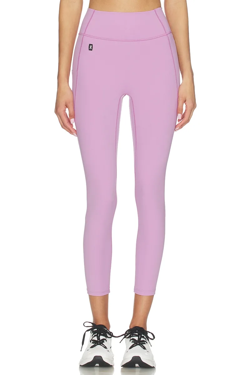 On Studio Legging 7/8 in Sakura
