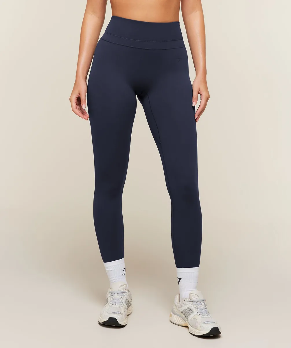 Gymshark Whitney High-Rise Regular Leggings - Heavy Blue