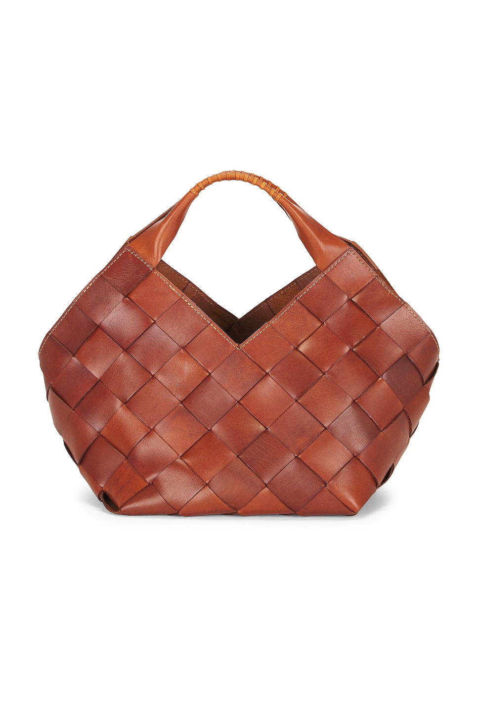 Dragon Diffusion Botteghe Hand Held Bucket Bag in Tan