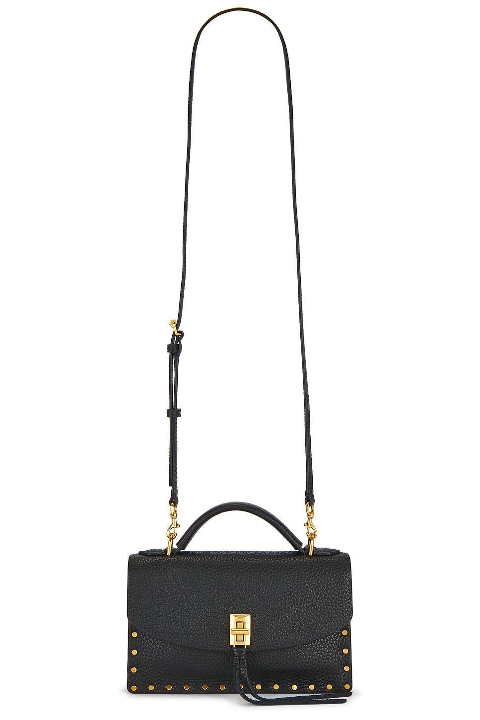 Rebecca Minkoff DARREN 顶部提手包 in Black