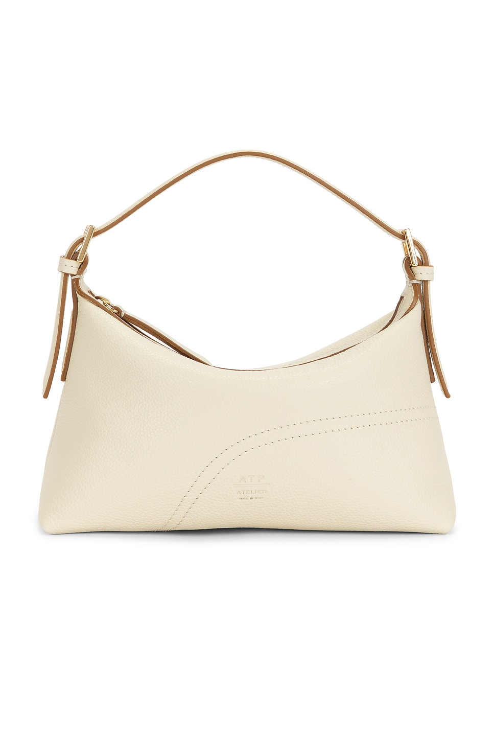 ATP Atelier Vadena Shoulder Bag in Mandorla Grained Calf