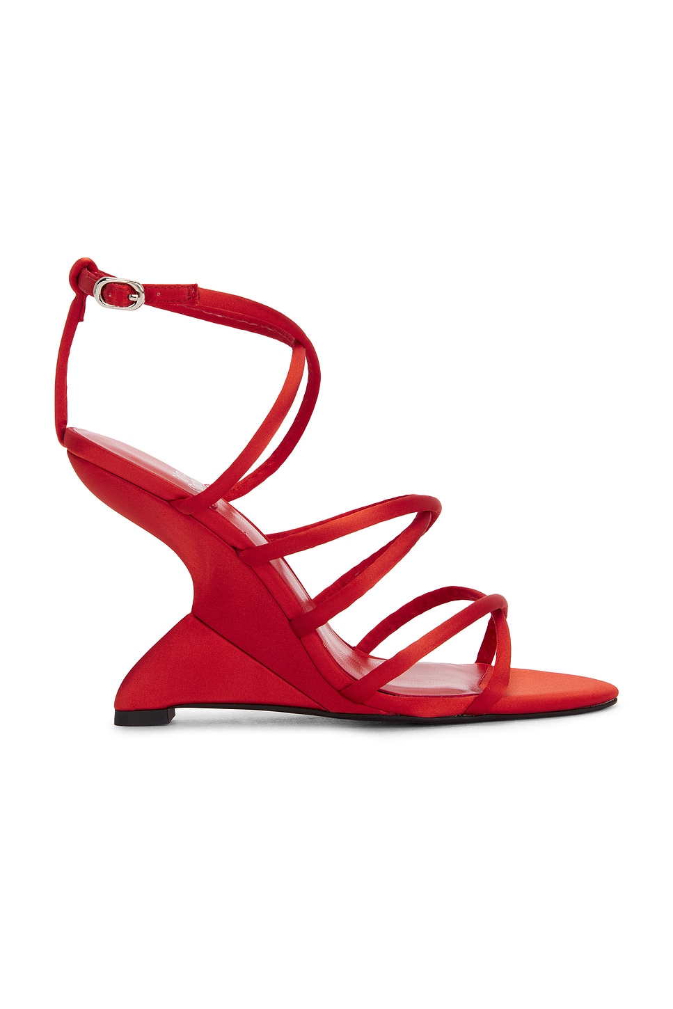 Jeffrey Campbell CELESTIAL 凉鞋 in Orange Satin