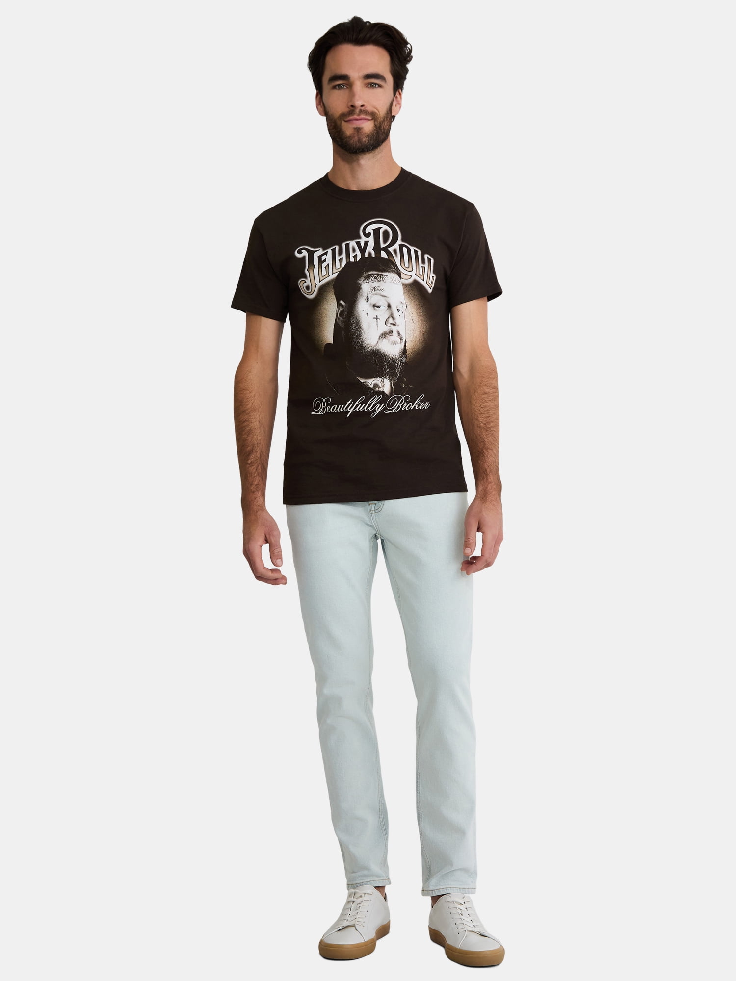 Jelly Roll Men's & Big Men's Beautifully Broken Graphic Tee Shirt, Sizes S-3XL - Image 3
