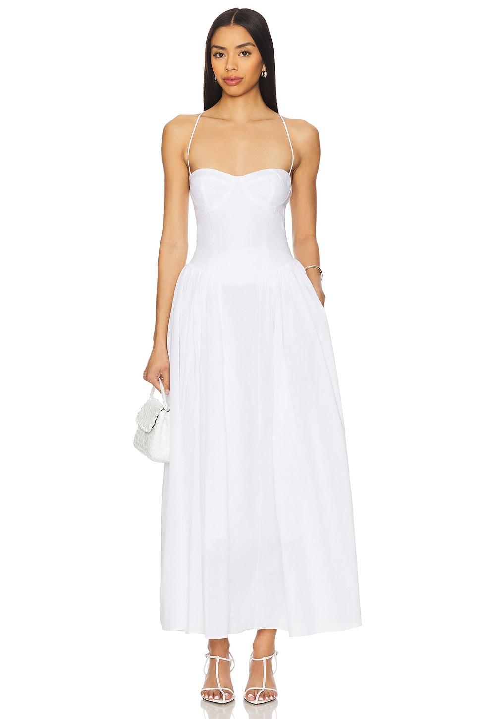 Bardot Estie Maxi Dress in Orchid White