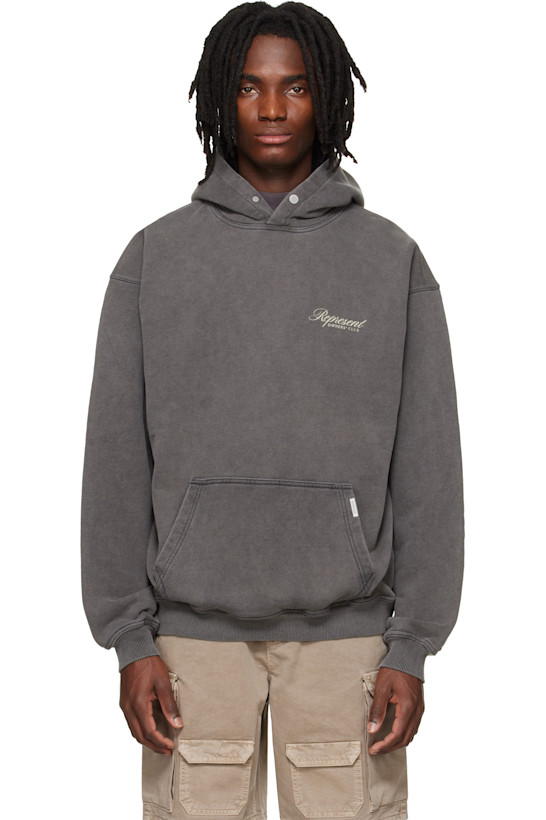 Gray 'Represent Owners Club' Script Hoodie