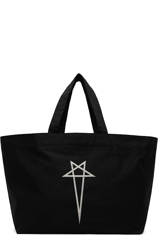 Black Temple Beach Tote