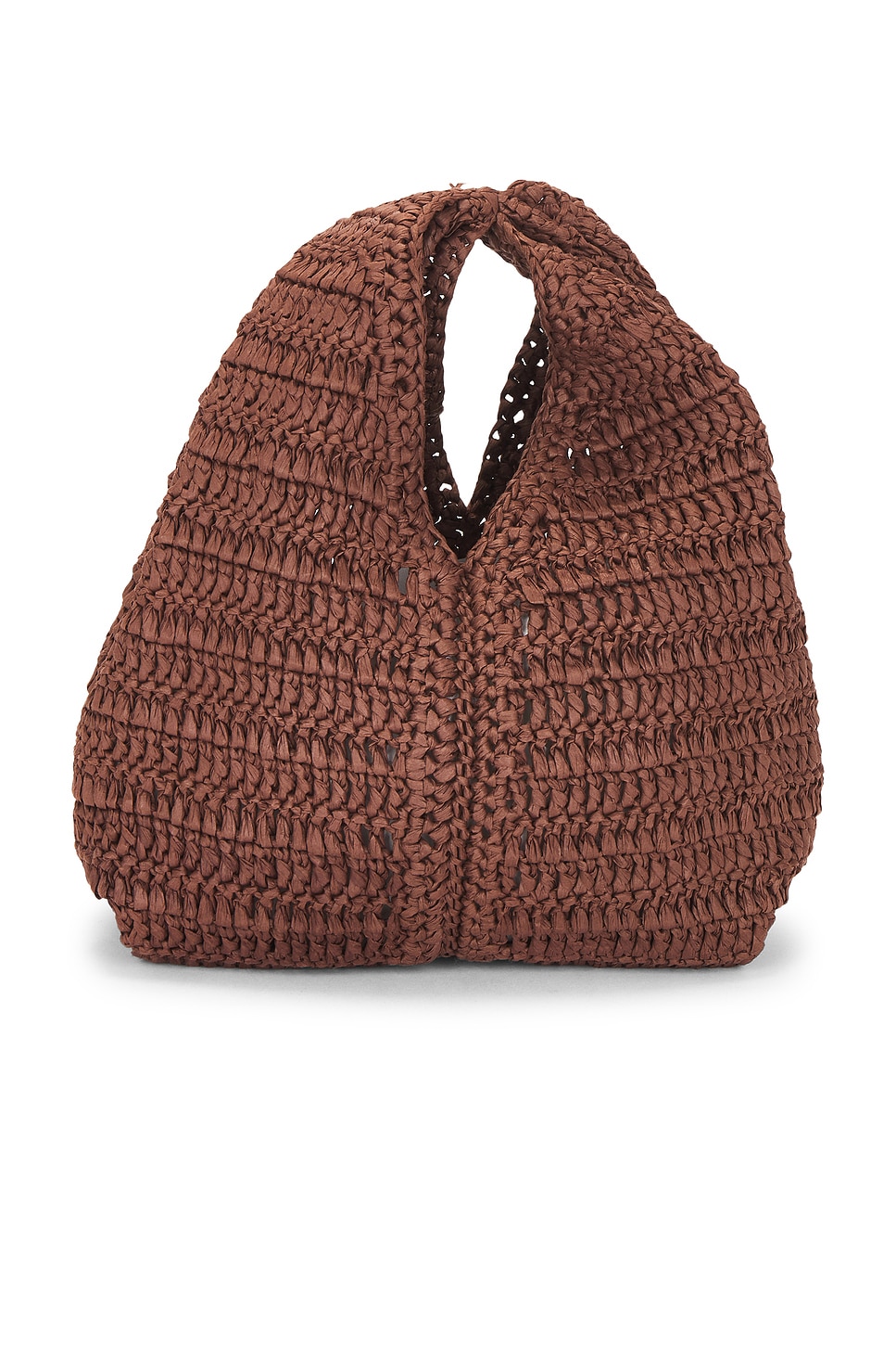 A.L.C. Simone Raffia Bag in Chocolate