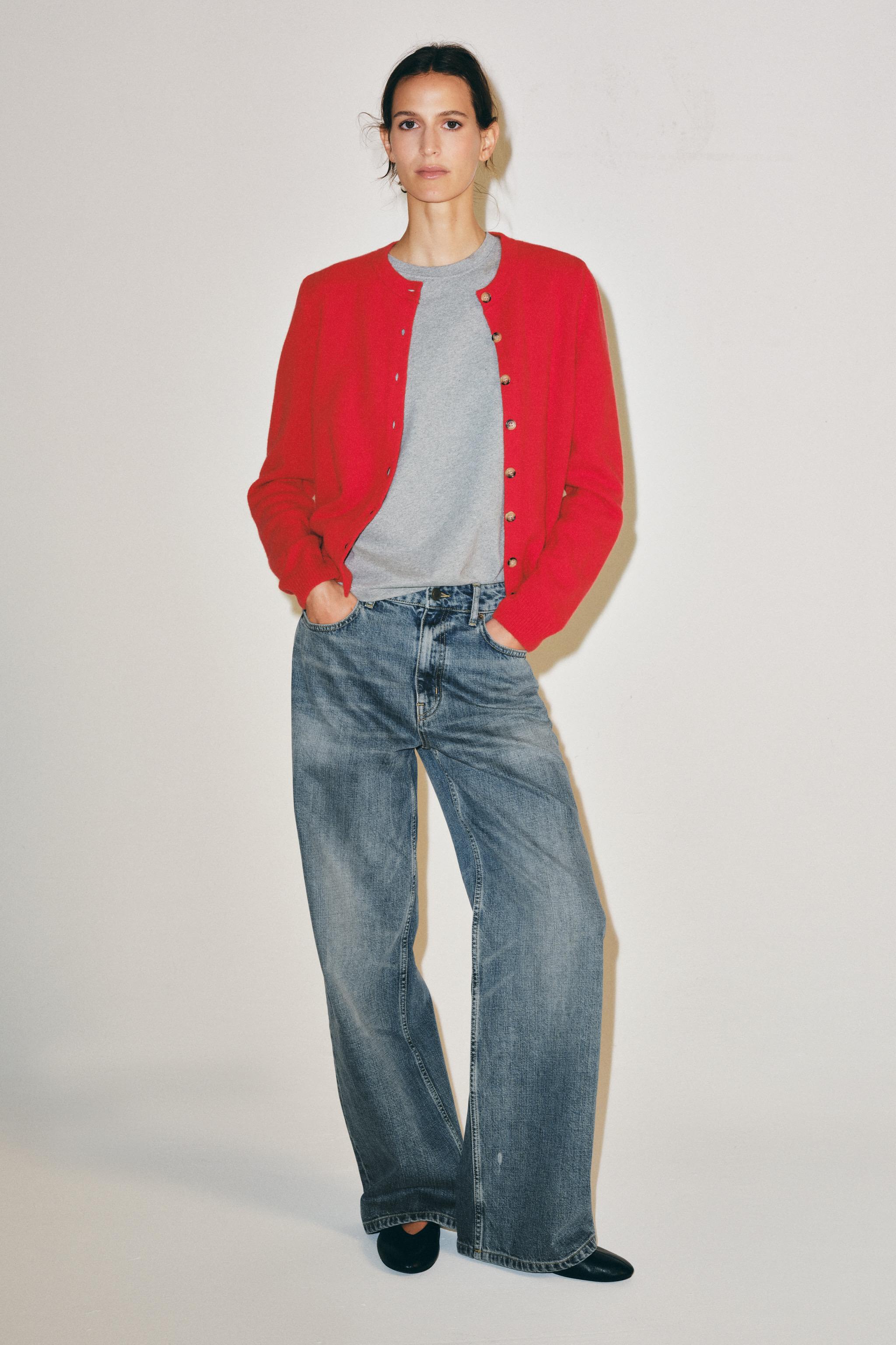 CASHMERE AND WOOL BUTTON-UP JACKET