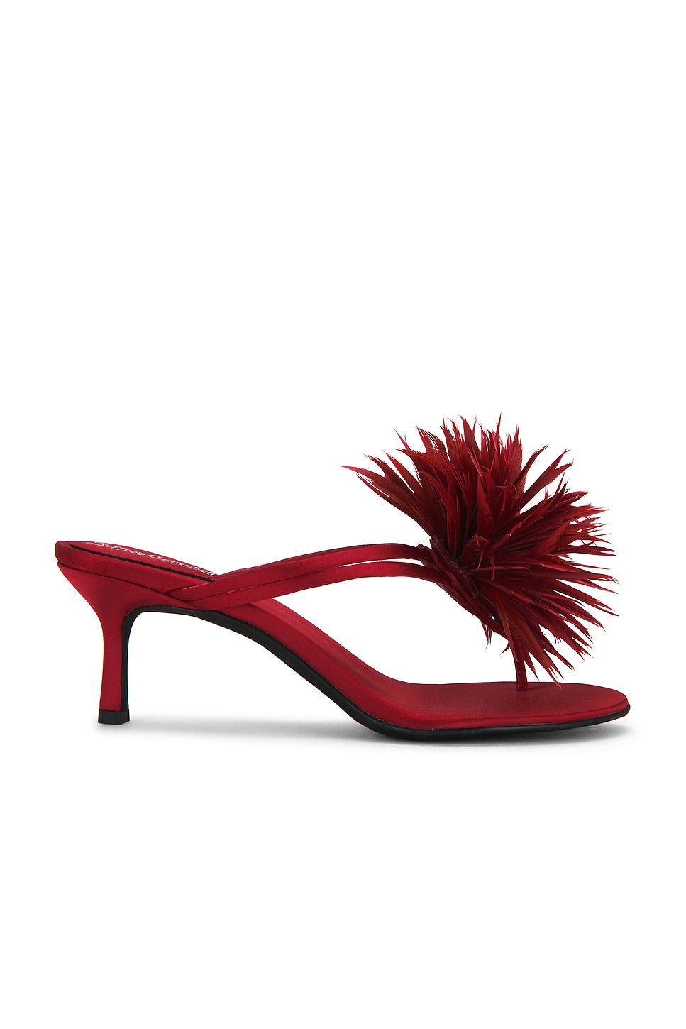 Jeffrey Campbell Firework Sandal in Red Satin