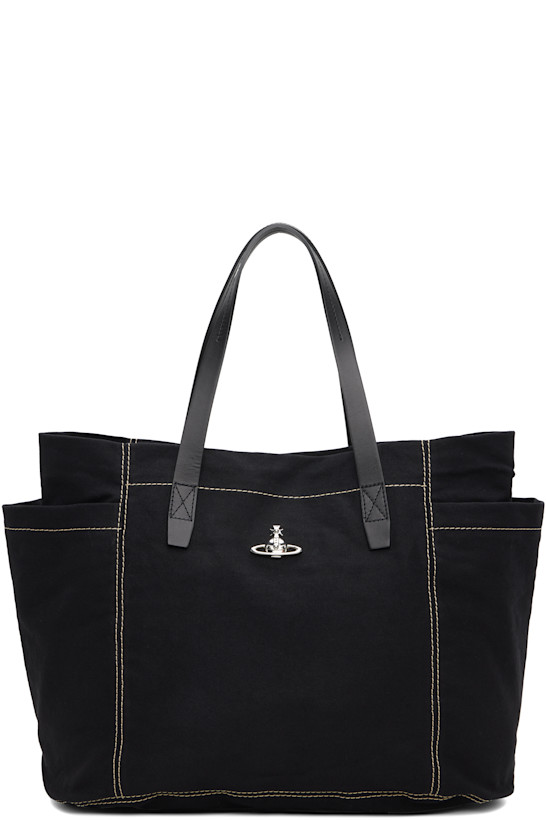 Black Henry Medium Tote