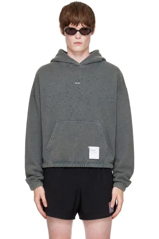 Gray MothTech Hoodie