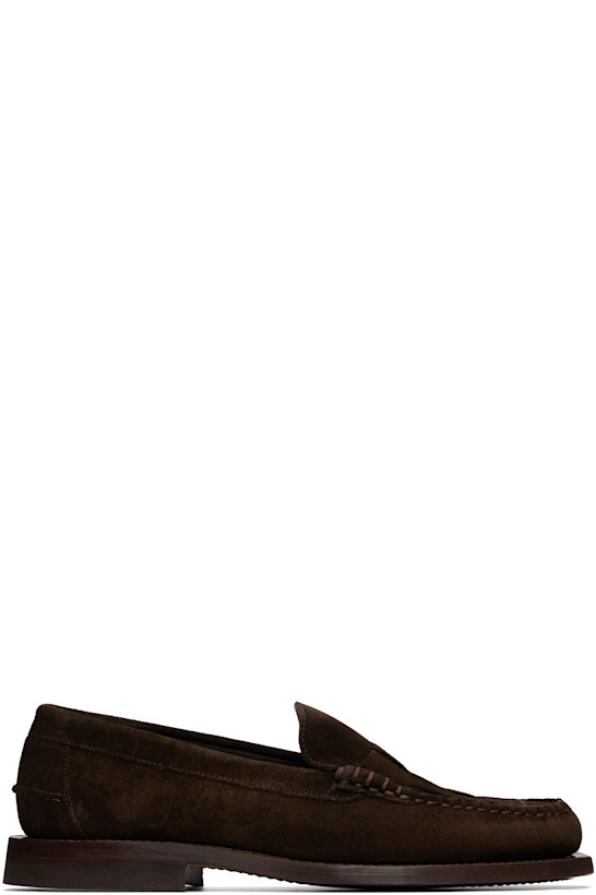 Brown Nombela Suede Loafers
