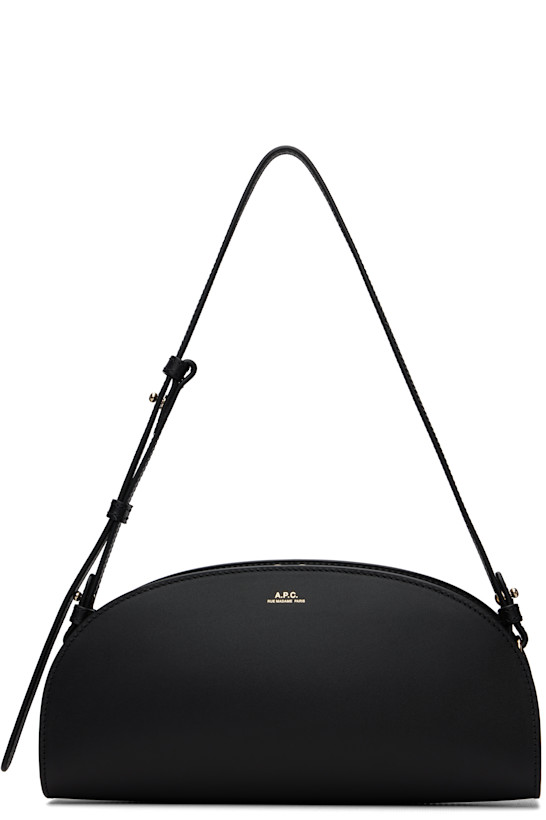 Black Demi-Lune Shoulder Bag