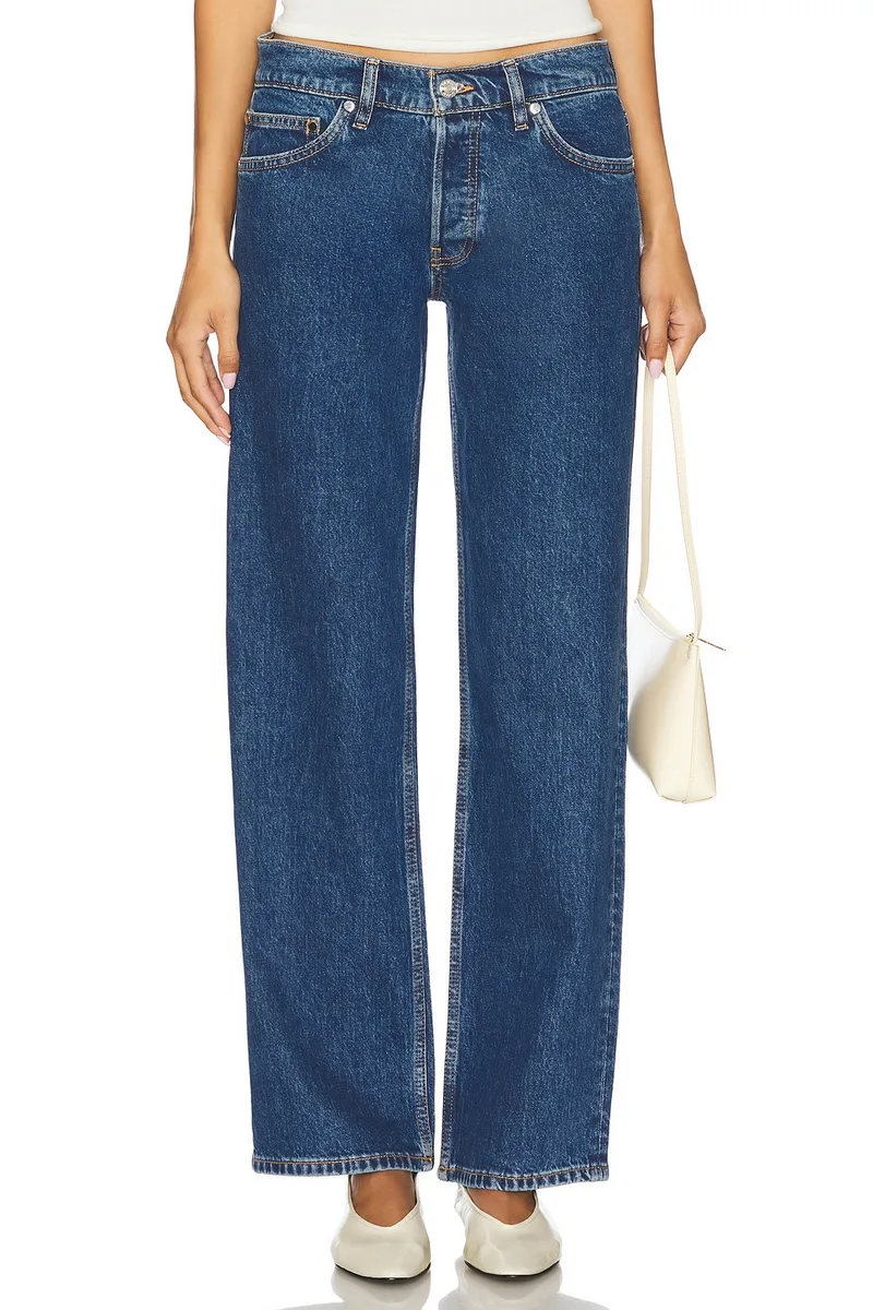 EB Denim Low Rise Baggy Jeans in Lenox