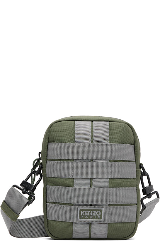Khaki Kenzo Paris Sling Bag