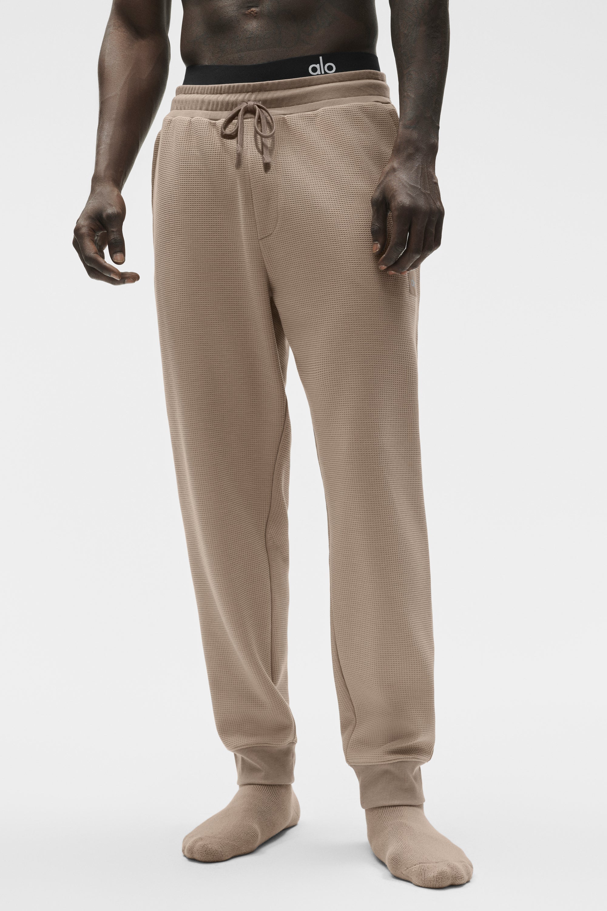 Waffle Lounge Jogger - Gravel