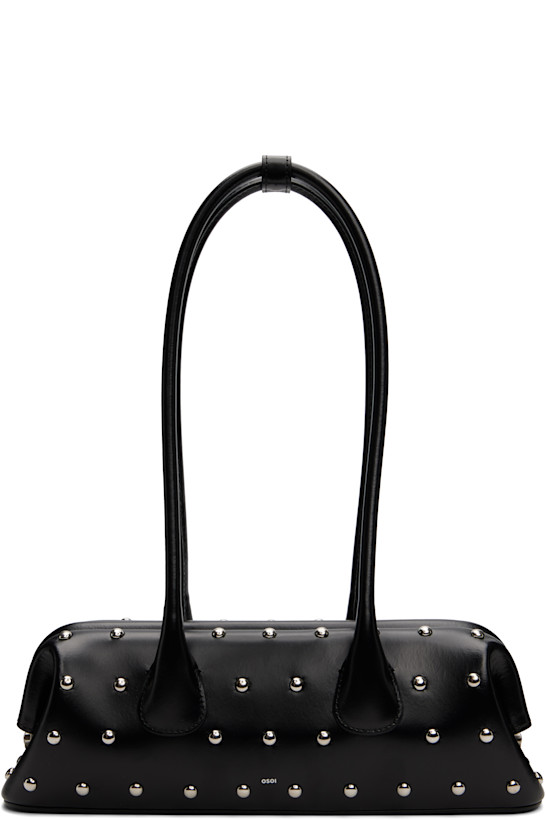 Black Boat Wide Mini Bag