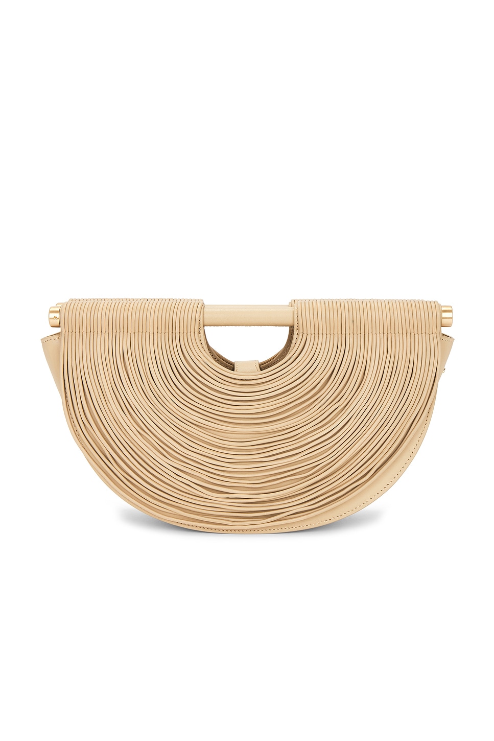 Cult Gaia Lou Top Handle Bag in Sand