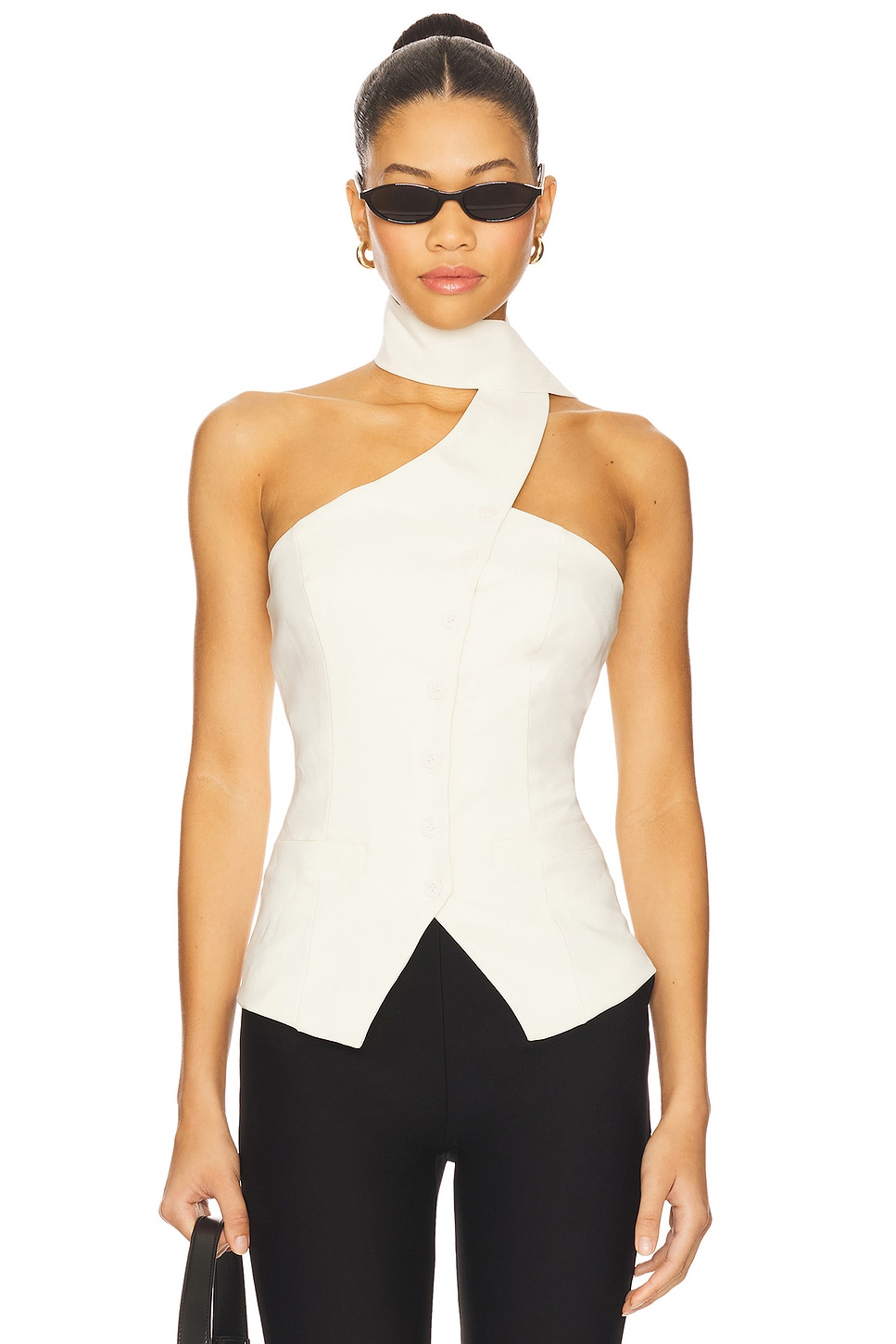 ALL THE WAYS Courtney Top in Beige