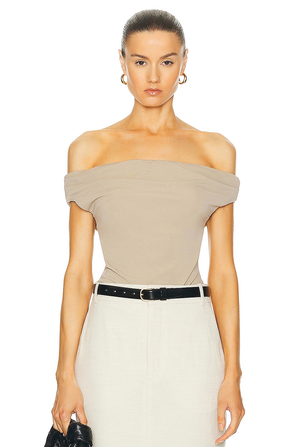 L'Academie Fio Top in Beige